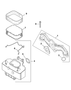 Sv810 Air Intake And Filtration Diagram and Parts List for Z-FORCE44 17AF3AGL-17AF3AGL010 Cub Cadet Lawn Tractor